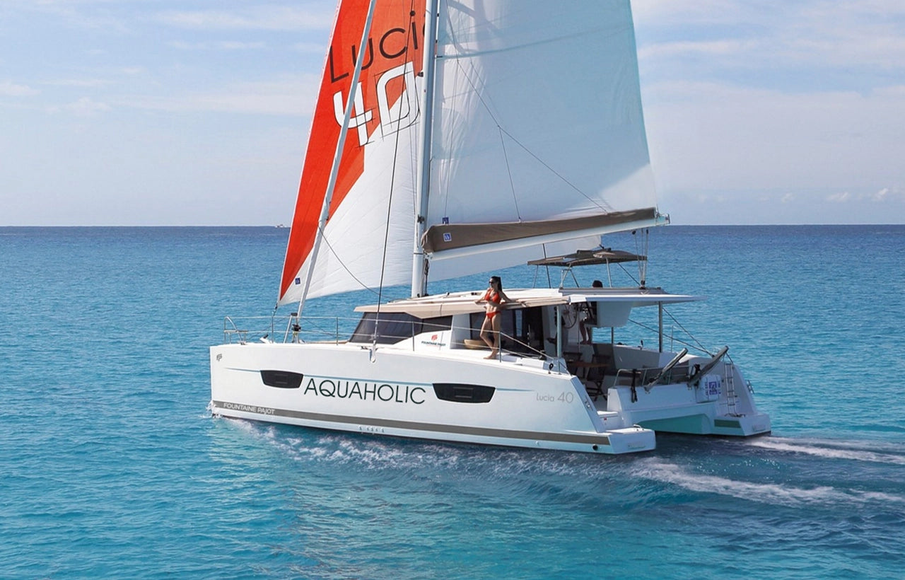 Aquaholic sailing side profile