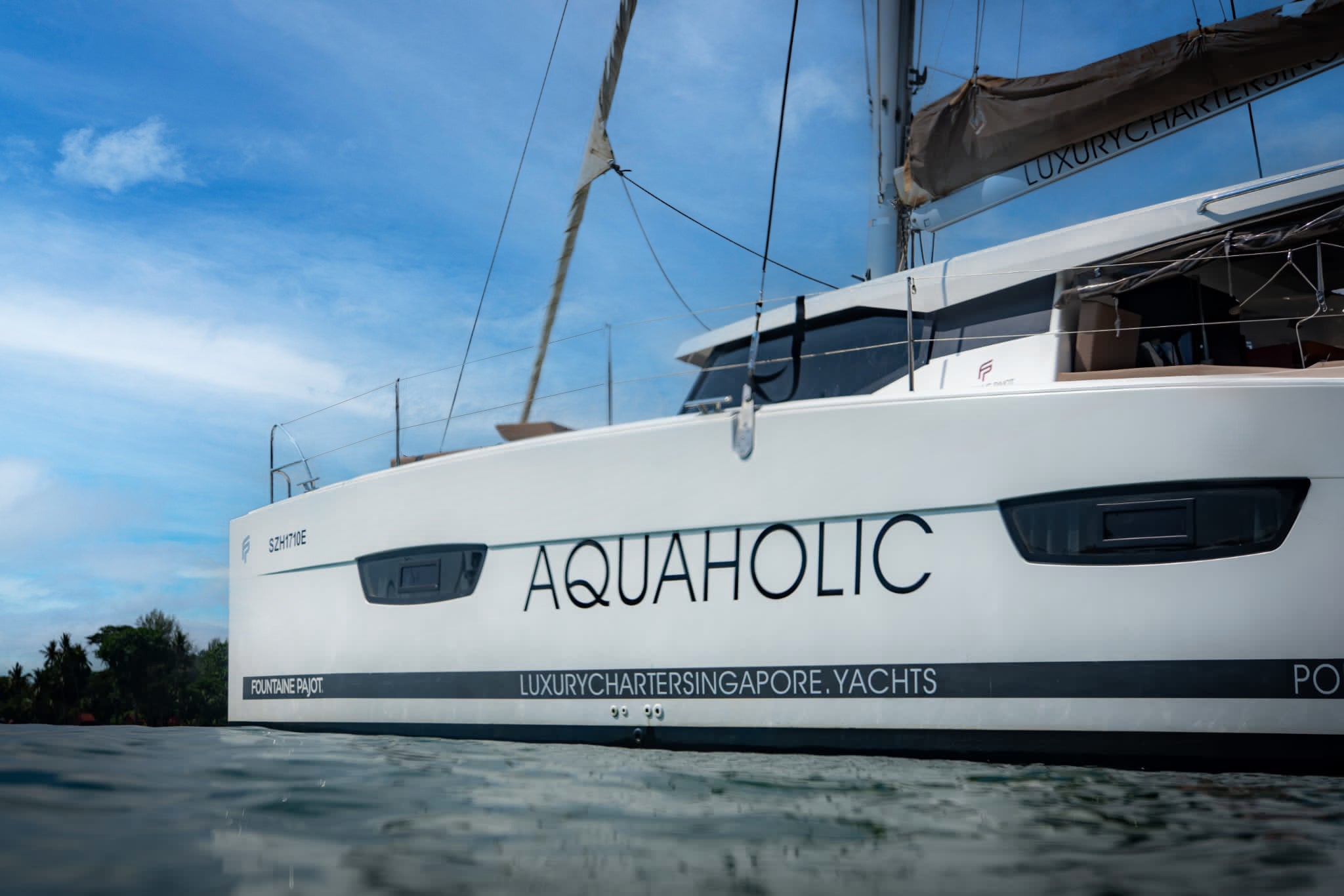 Aquaholic luxury catamaran