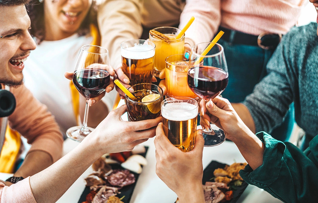 Free-flow beverages on AQUAHOLIC Yacht Charter