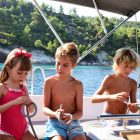 Aquaholic Luxury Charter - Intro To Sailing - Kids Learning Knots