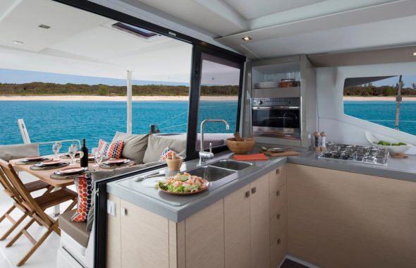 Aquaholic Luxury Charter - Galley & Dining