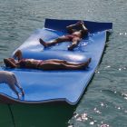 Aquaholic Luxury Charter - Dog On Watermat